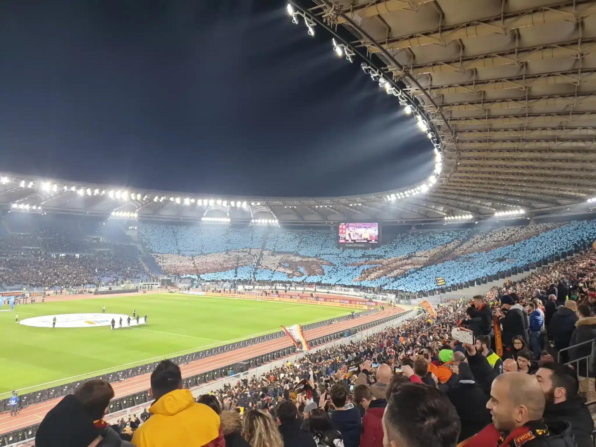 Derby delle Capitale - SS Lazio tifo